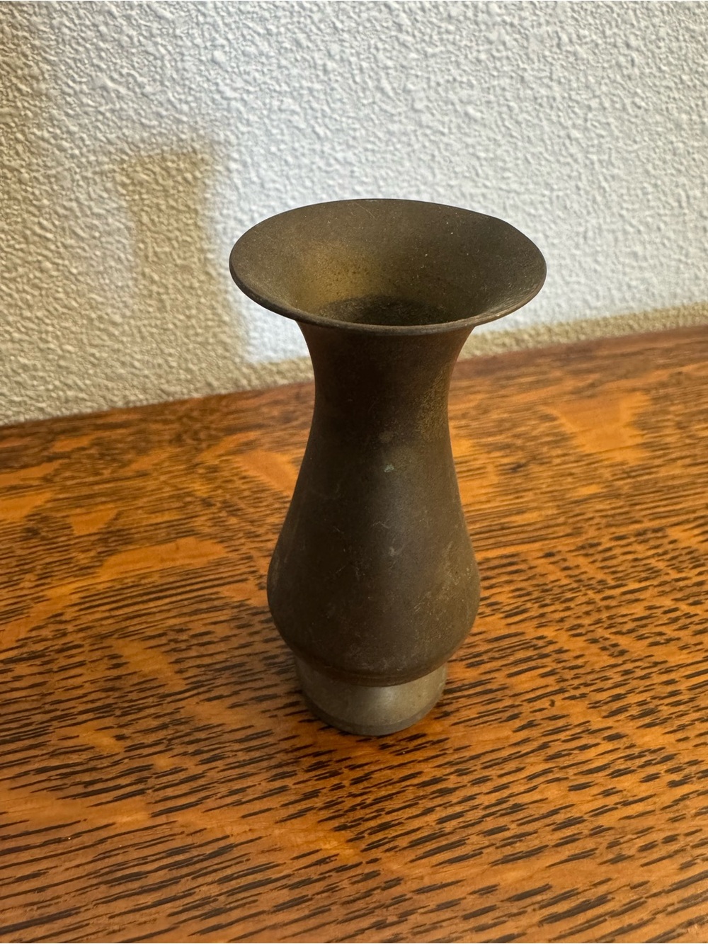 MCM Vintage Brass Small vase made in India Decorative Bud Vase